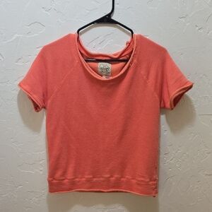 Chaser Vibrant Coral Sweater Top